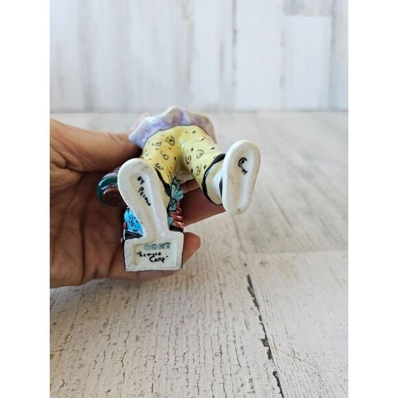 Gort little carp girl lantern Chinese green figurine vintage 1949 priolo statue - Picture 10 of 10